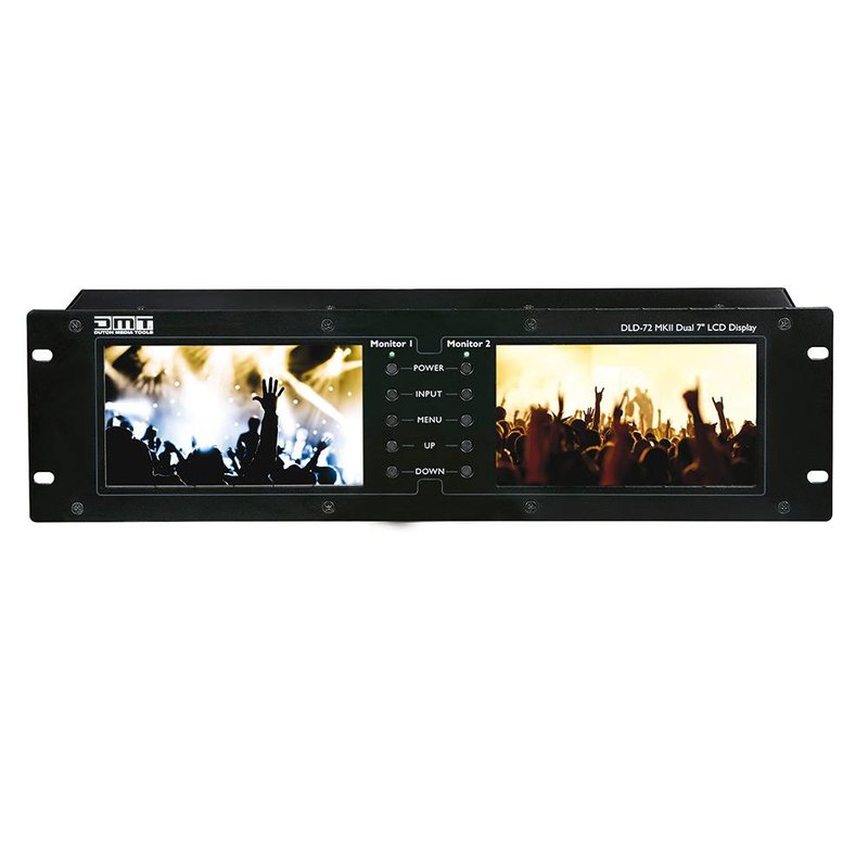 DLD-72 MK2 dubbel 7 inch TFT display