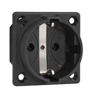 Showtec Schuko inbouw 230V/240V female zwart Schuko inbouw 230V/240V female zwart