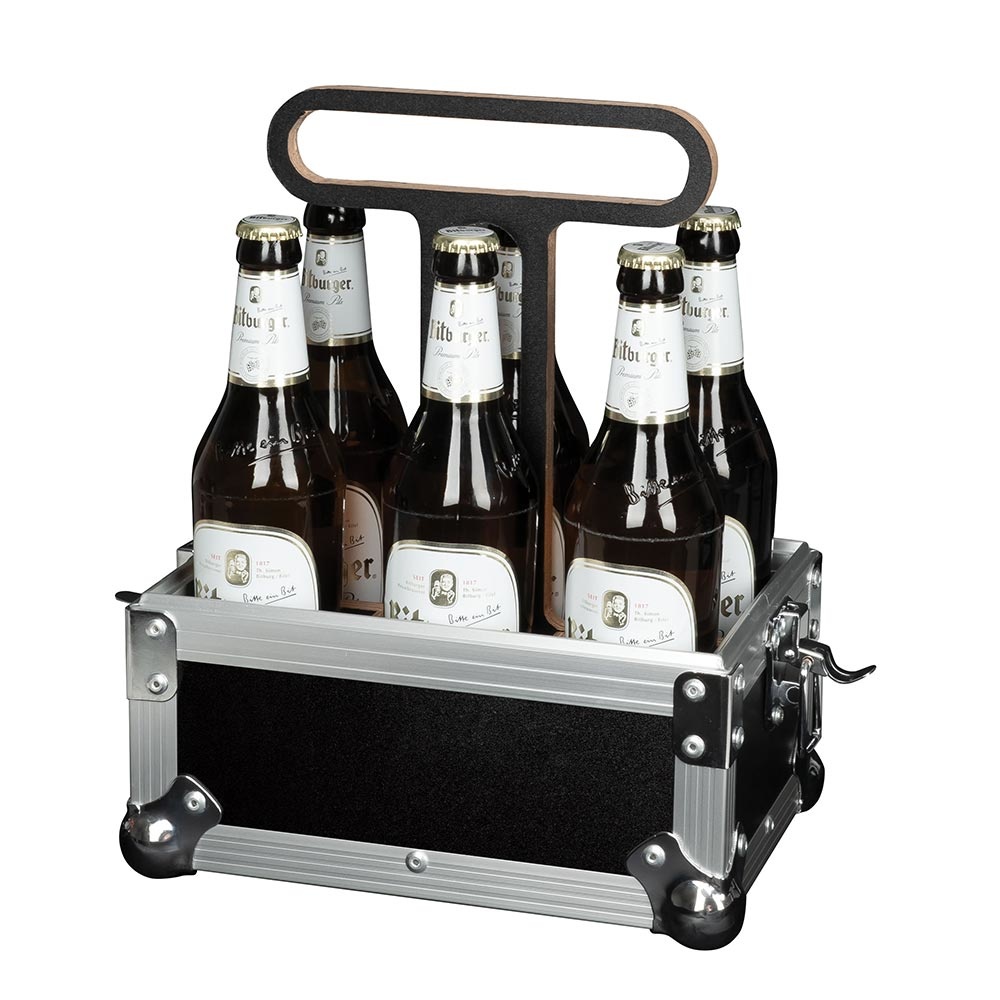 Showgear Flightcase voor 6 bierflesjes afbeelding