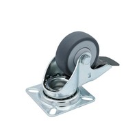 WG-5212 grijs zwenkwiel 50mm met rem