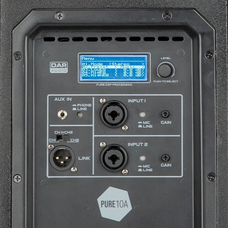 DAP Pure-10A actieve luidspreker 10 inch Pure-10A actieve luidspreker 10 inch