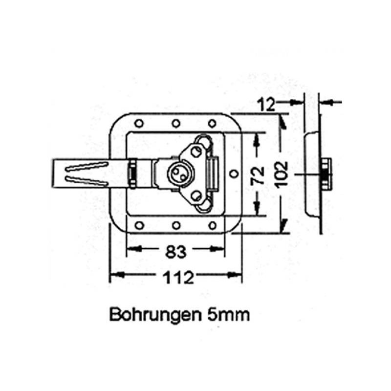 Penn Elcom L0967z medium overslagslot L0967z medium overslagslot