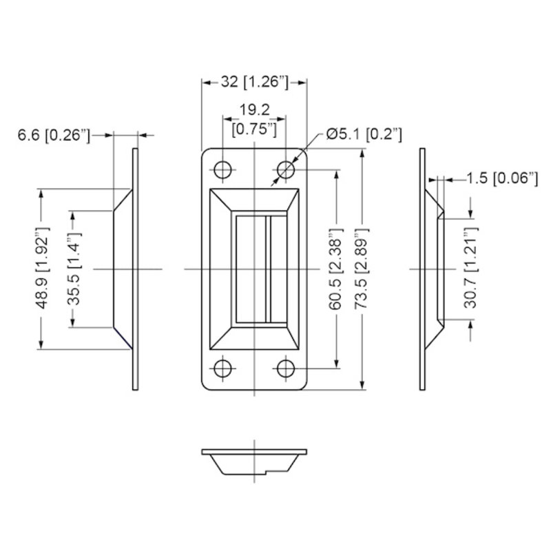 L0747/CP bovenplaat/vangplaat voor L0747 &  L0967z