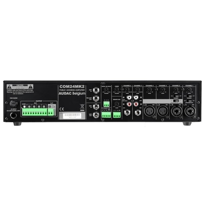 COM24MKII 100V versterker & mixer 240W