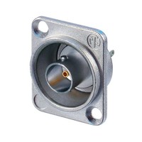 NBB75DSI BNC chassisdeel soldeercontacten zilver