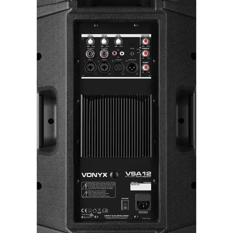 VSA12 actieve speaker 12 inch bi-amplified 800W