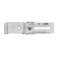 Mini tent clamp zilver