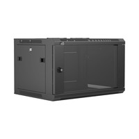 WPR406R/B 19 inch kast met deur 6 HE 45cm