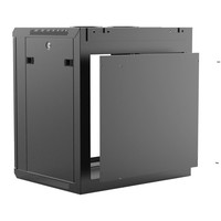 WPR412R/B 19 inch kast met deur 12 HE 45cm
