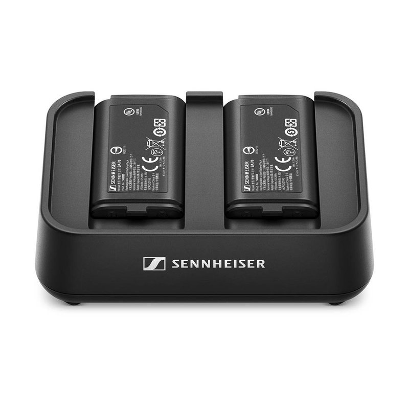 EW-D charging set dubbele L 70 USB oplader + 2x BA 70 accu's