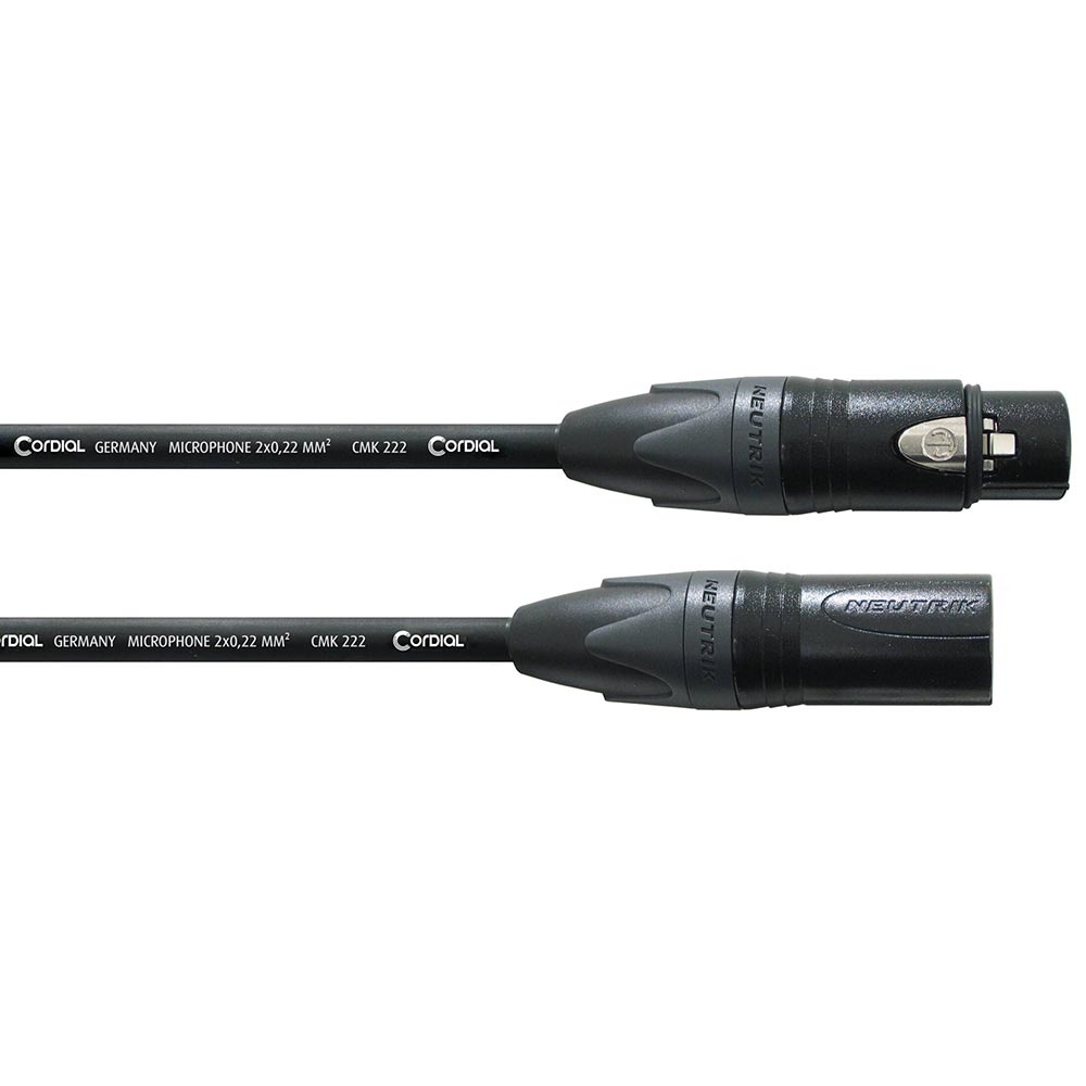 Cordial CPM 5 FM XLR microfoonkabel met Neutrik-pluggen 5m afbeelding