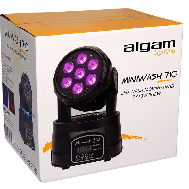 MiniWash710 LED moving head 7x 10W RGBW