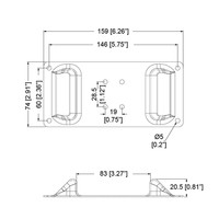 Penn Elcom LE-2017 beschermplaat voor vlinderslot LE-2017 beschermplaat voor vlinderslot