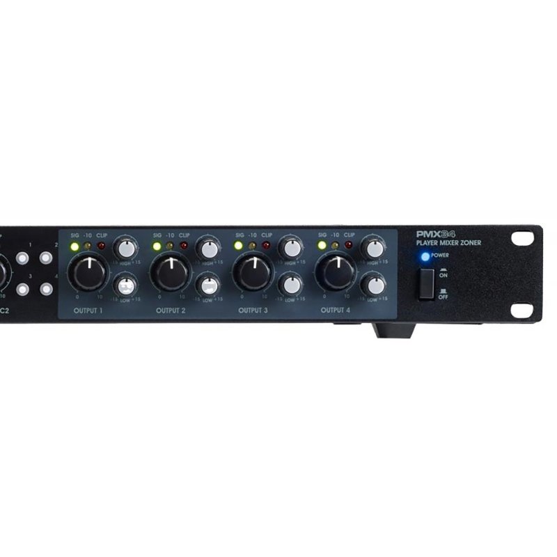 PMX34 zonemixer & mediaspeler met usb, bt & tuner