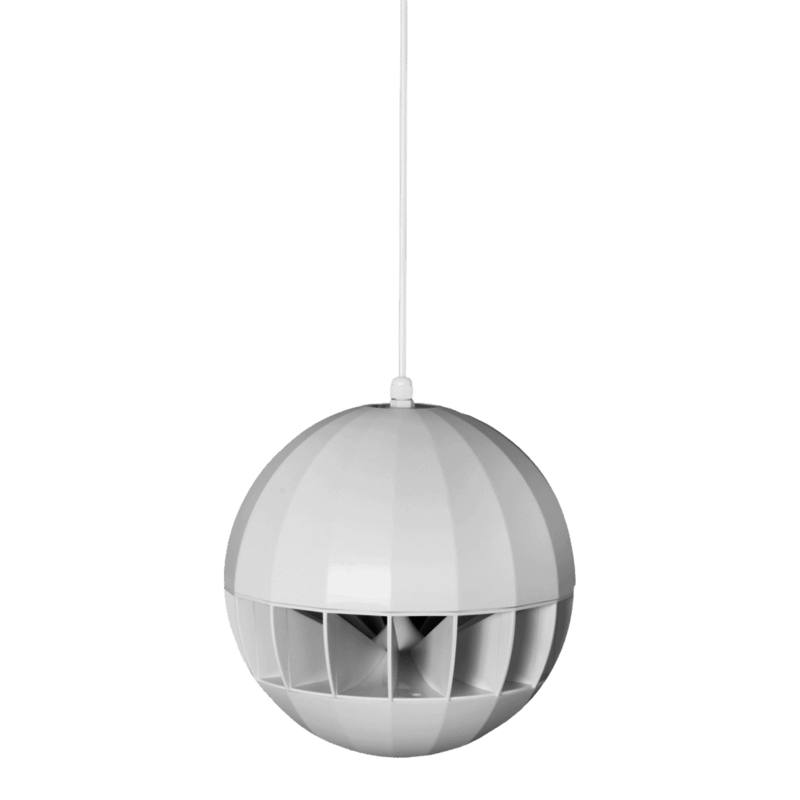 ASP20/W hangende 100V bolspeaker 20W wit