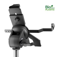 19744 universele tablethouder van bioplastic voor microfoonstatief