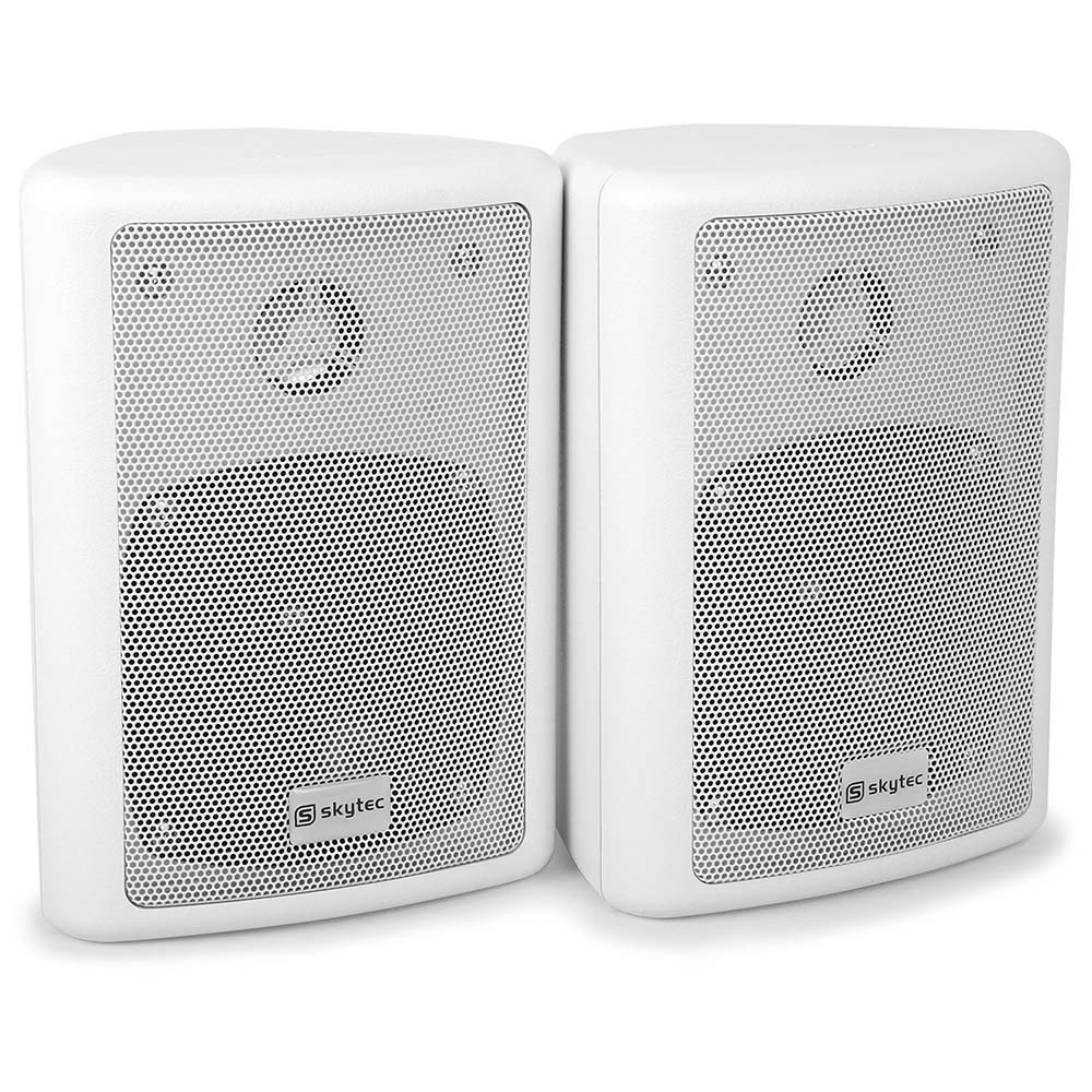 Skytec ODS40W passieve speakerset 4 inch 2x 75W wit afbeelding
