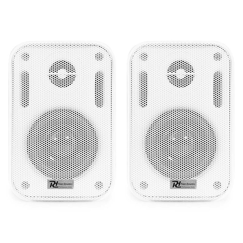BC30V 100V buitenspeakerset 3 inch 2x 60W IPX5 wit