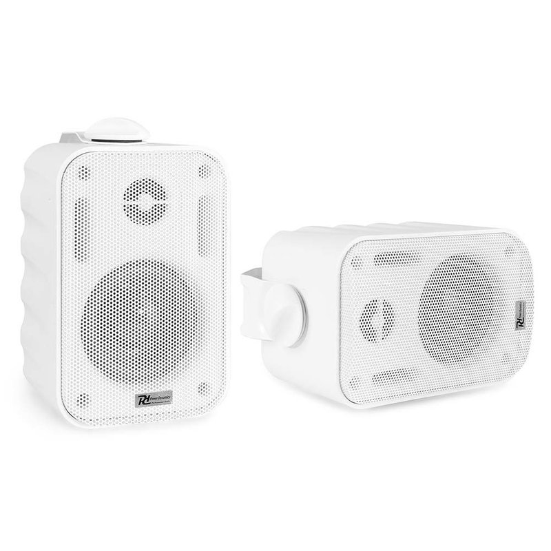 BC30V 100V buitenspeakerset 3 inch 2x 60W IPX5 wit