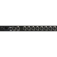 8-weg DMX splitter & booster 19 inch 1HE