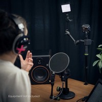 MS 0200 SET1 microfoonstatiefset voor tafelmontage met telescopische hengel