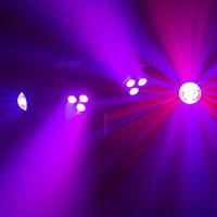 Max PartyBar1 met 2 RGBW LED-parren & 2 Jellymoons op statief PartyBar1 met 2 RGBW LED-parren & 2 Jellymoons op statief