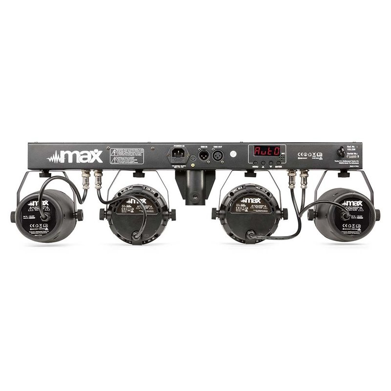 Max PartyBar1 met 2 RGBW LED-parren & 2 Jellymoons op statief PartyBar1 met 2 RGBW LED-parren & 2 Jellymoons op statief