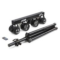 Max PartyBar1 met 2 RGBW LED-parren & 2 Jellymoons op statief PartyBar1 met 2 RGBW LED-parren & 2 Jellymoons op statief