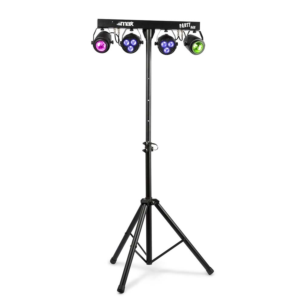 Max PartyBar1 met 2 RGBW LED-parren & 2 Jellymoons op statief afbeelding