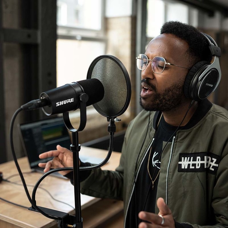 Shure MV7X podcast-microfoon MV7X podcast-microfoon