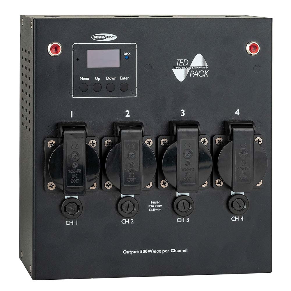 Showtec TED Pack 4-kanaals dimmerpack met DMX afbeelding