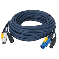 Powercon in/uit & signaal kabel 6 m