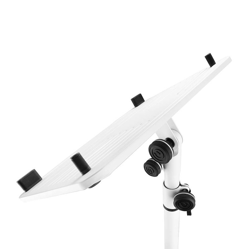 LTS T 02W laptopstatief met verstelbare houders & stalen baseplate