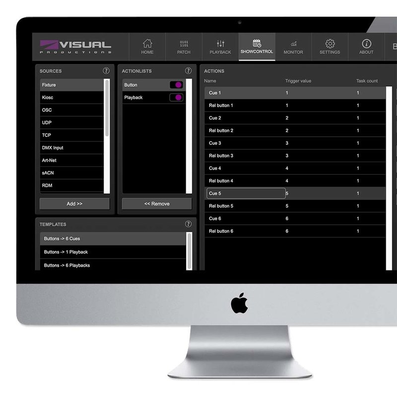 B-Station2 bedieningspaneel voor lichtsturing