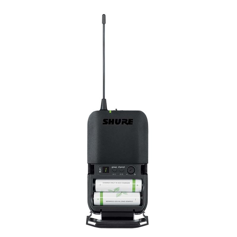 Shure BLX1288-SM58  dubbele draadloze SM58 & instrument combinatieset BLX1288-SM58  dubbele draadloze SM58 & instrument combinatieset