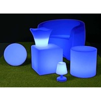 C-40 decoratieve lichtkubus op accu 40cm 16 kleuren