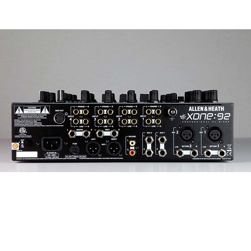 Xone:92 6-kanaals dj-mixer zwart
