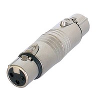 Neutrik NA3F5F 3-polig XLR female naar 5-polig XLR female verloopadapter NA3F5F 3-polig XLR female naar 5-polig XLR female verloopadapter