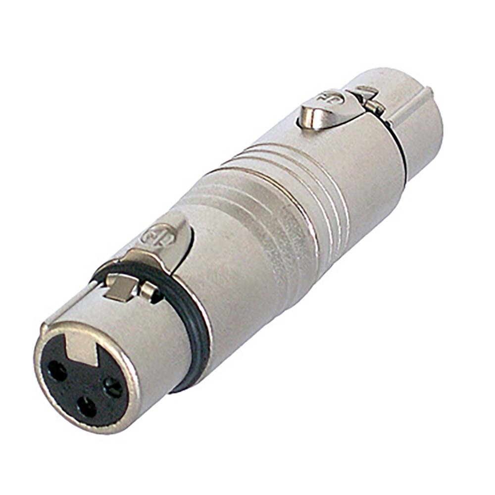 Neutrik NA3F5F 3-polig XLR female naar 5-polig XLR female verloopadapter afbeelding