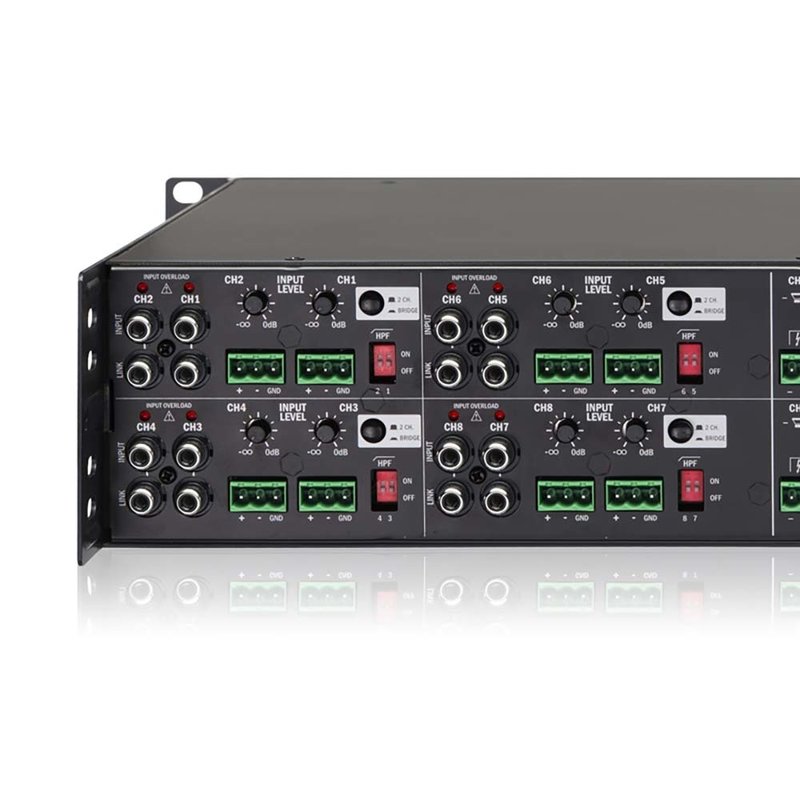 REVAMP8250 8-kanaals 8x 250W digitale zoneversterker