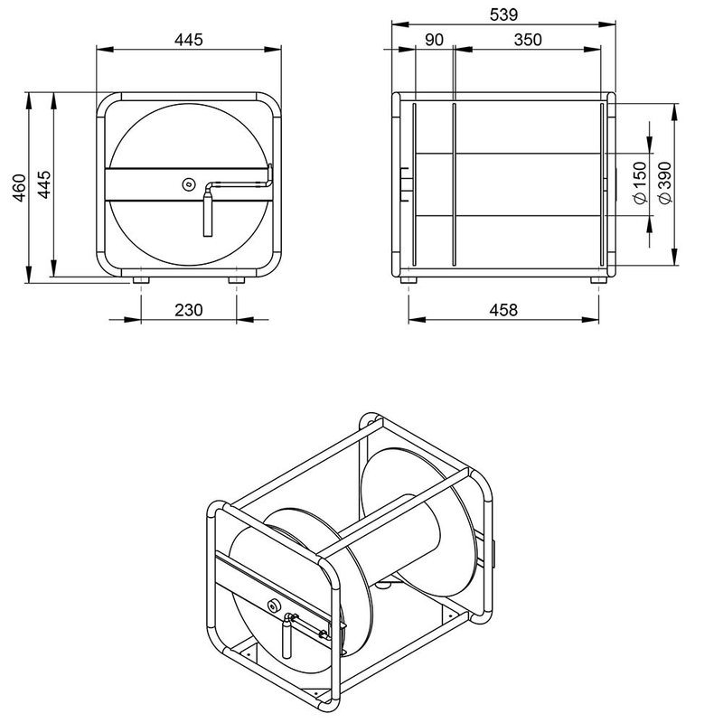 70250 Lege multikabelhaspel