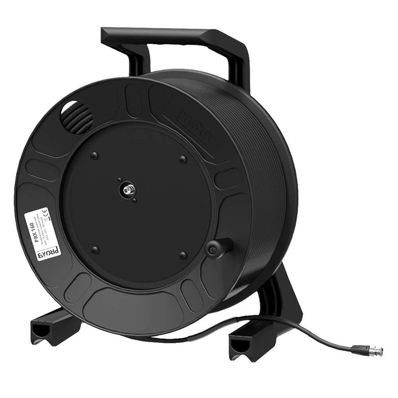 PRX160/50 BNC kabel op haspel met Neutrik connector 50m
