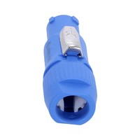 4 Star CPF IN powerconnector stekker in blauw