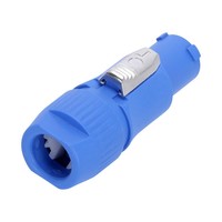 4 Star CPF IN powerconnector stekker in blauw