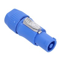 4 Star CPF IN powerconnector stekker in blauw