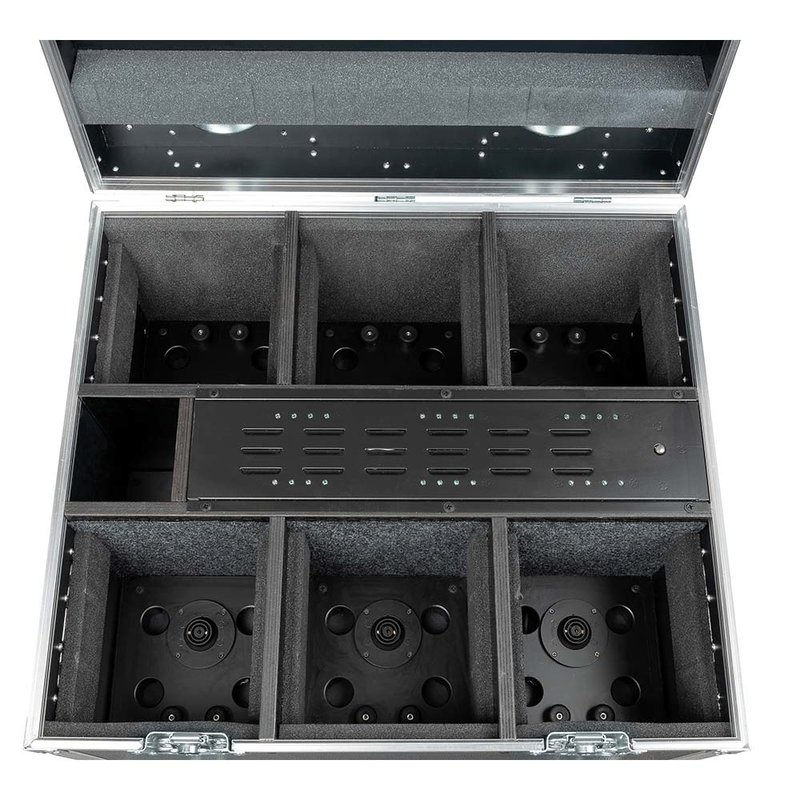 Showtec Eventspot 1600 Q4 set met 6 zilver spots in flightcase Eventspot 1600 Q4 set met 6 zilver spots in flightcase