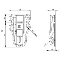 16081 Groot opbouw slot