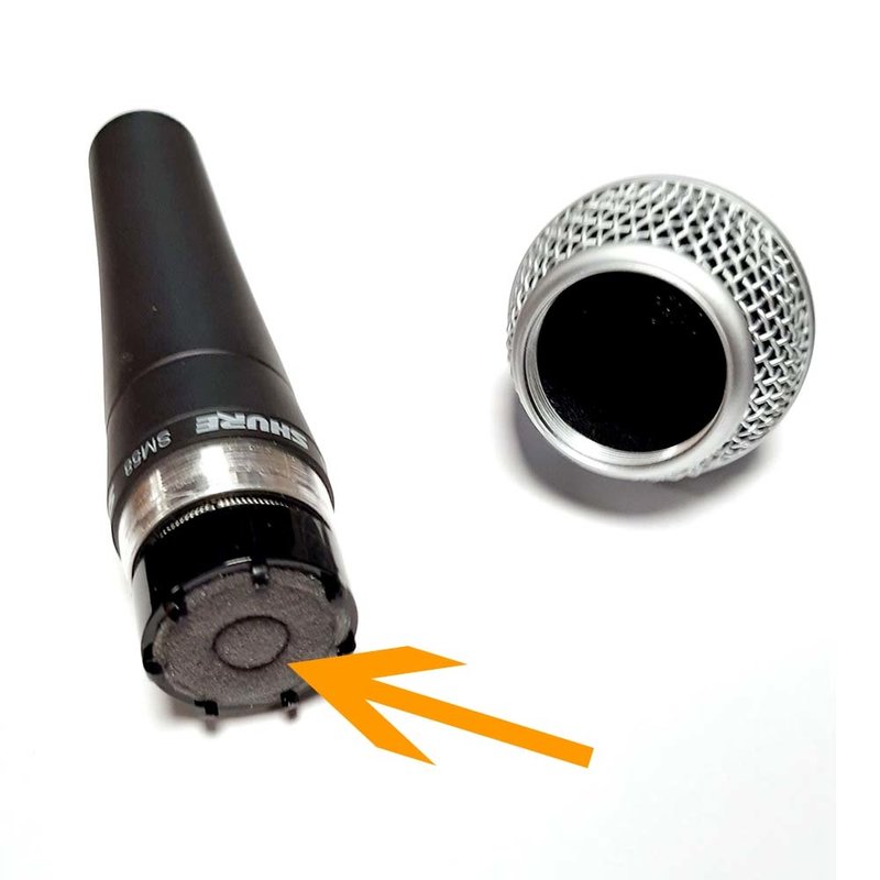 Shure 36a123 interne plopkap voor SM58 36a123 interne plopkap voor SM58