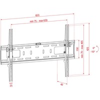 PLB3770 tv-muurbeugel 37 tot 70 inch