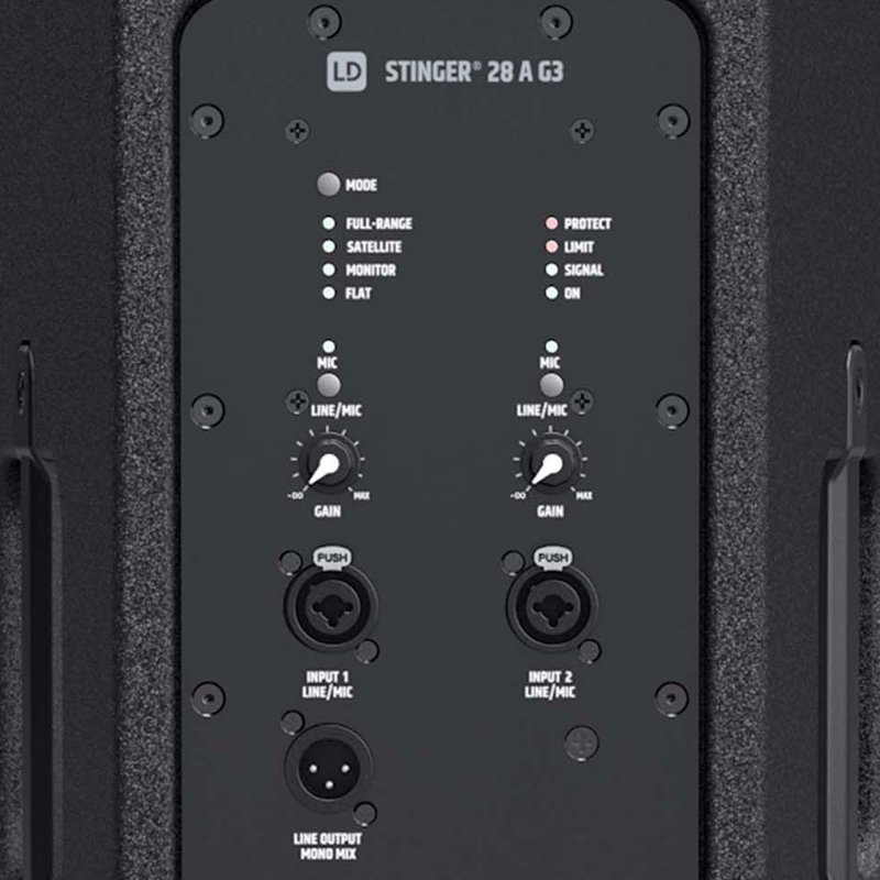LD Systems Stinger 28A G3 actieve speaker 2x 8 inch Stinger 28A G3 actieve speaker 2x 8 inch